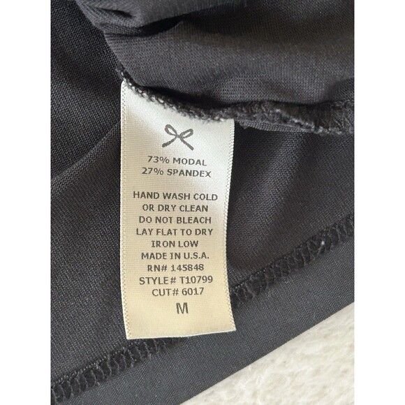 Everly Highline Blouse Wrap Front Batwing Sleeve Soft Modal Size Medium - Picture 4 of 7